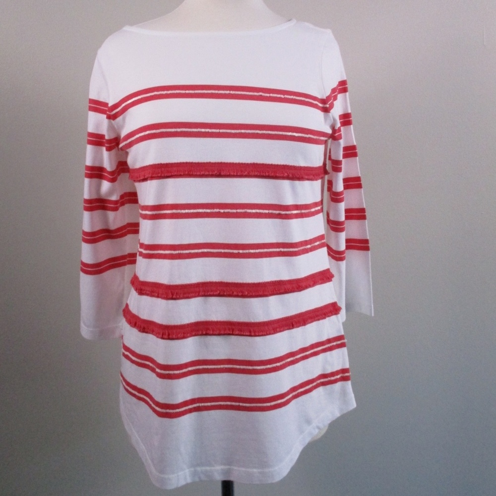 CHARTER CLUB 3/4 LENGTH SLEEVE TOP